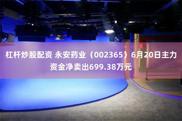 杠杆炒股配资 永安药业（002365）6月20日主力资金净卖出699.38万元