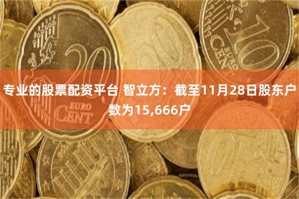 专业的股票配资平台 智立方：截至11月28日股东户数为15,666户