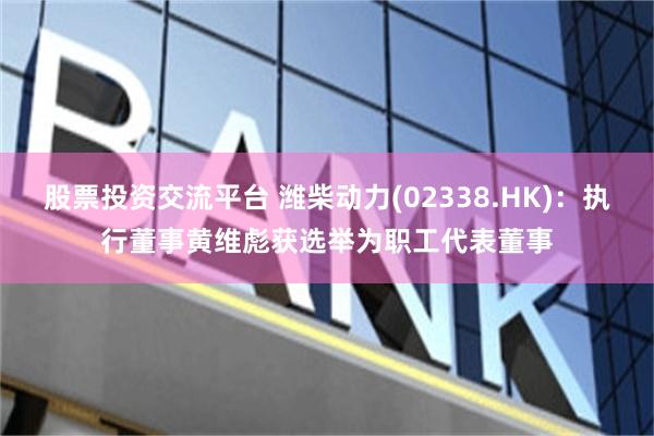 股票投资交流平台 潍柴动力(02338.HK)：执行董事黄维彪获选举为职工代表董事