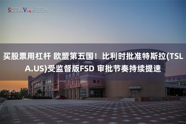 买股票用杠杆 欧盟第五国！比利时批准特斯拉(TSLA.US)受监督版FSD 审批节奏持续提速