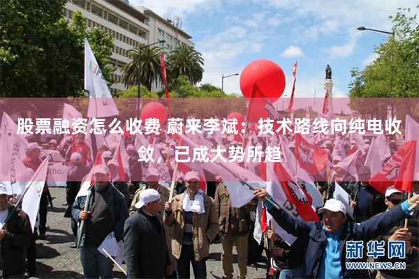 股票融资怎么收费 蔚来李斌：技术路线向纯电收敛，已成大势所趋