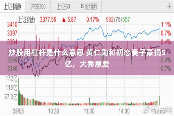 炒股用杠杆是什么意思 黄仁勋和初恋妻子豪捐5亿，大秀恩爱