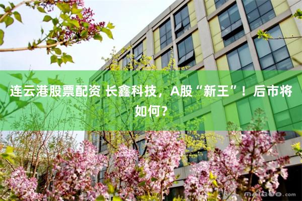 连云港股票配资 长鑫科技，A股“新王”！后市将如何？