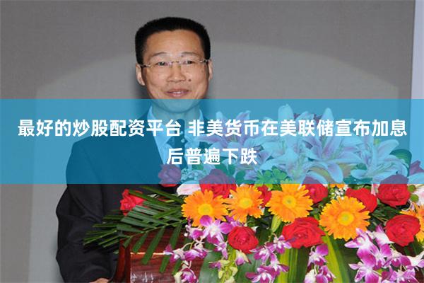 最好的炒股配资平台 非美货币在美联储宣布加息后普遍下跌