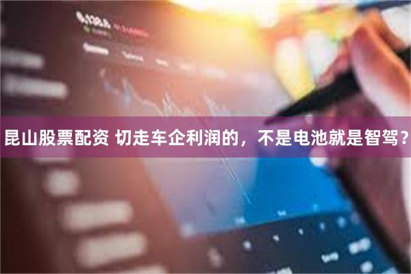 昆山股票配资 切走车企利润的，不是电池就是智驾？